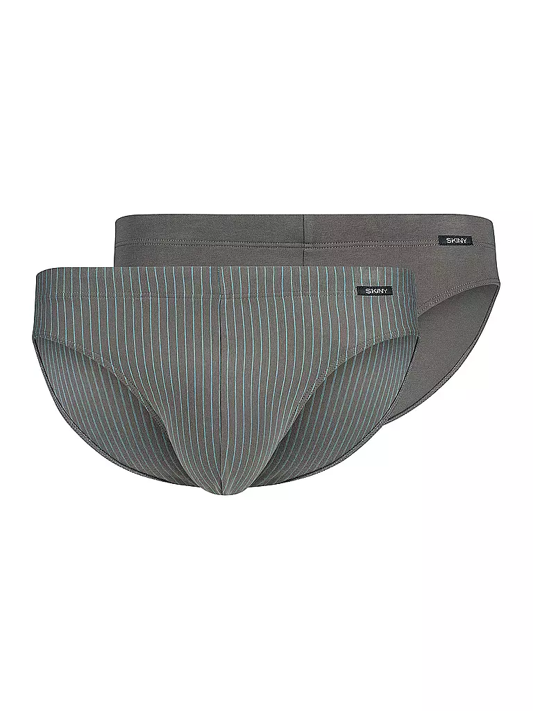 SKINY | Slip Paquete de 2 gunmetal stripes selection | Gris