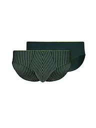 SKINY | Brasil-Slip Paquete de 2 "Power Line" (Blackstripe Selection) | Gris