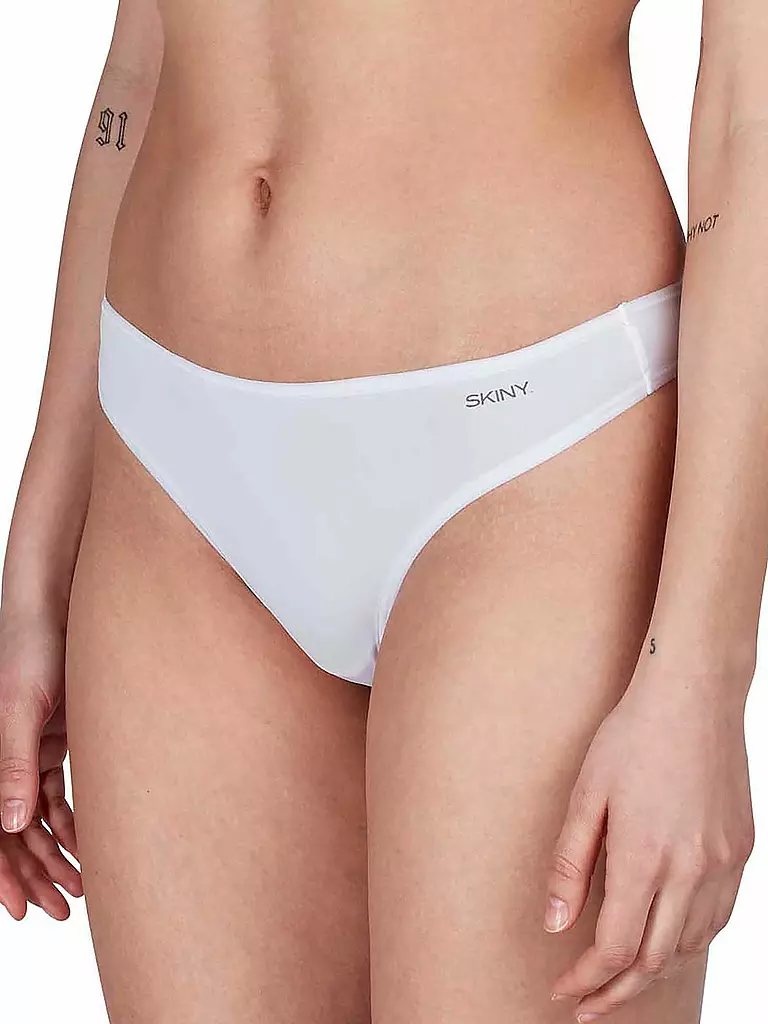 SKINY | String Paquete de 2 "Micro Lovers" (Blanco) | weiss