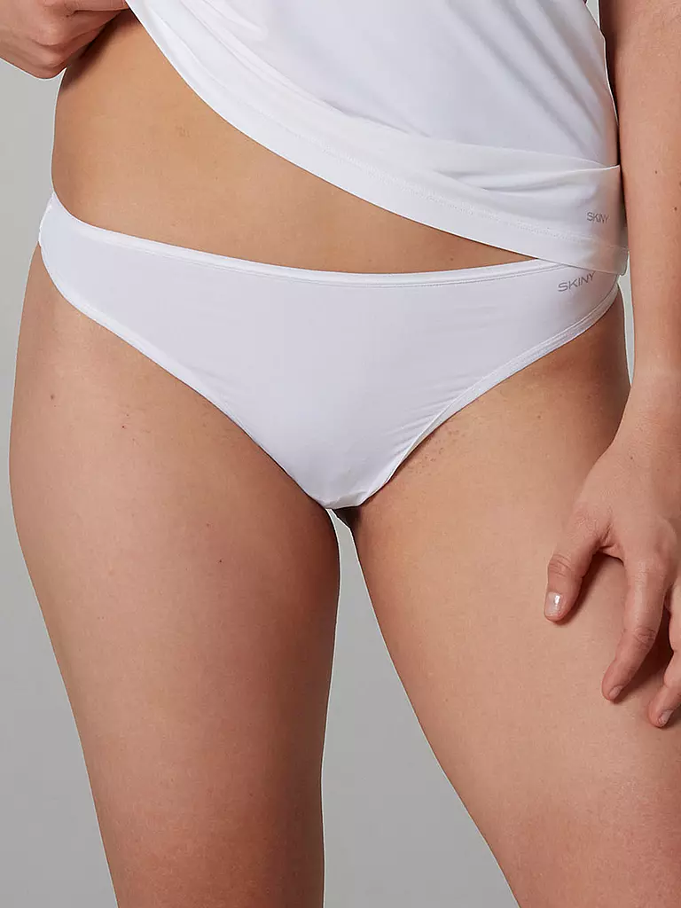 SKINY | String Paquete de 2 "Micro Lovers" (Blanco) | 