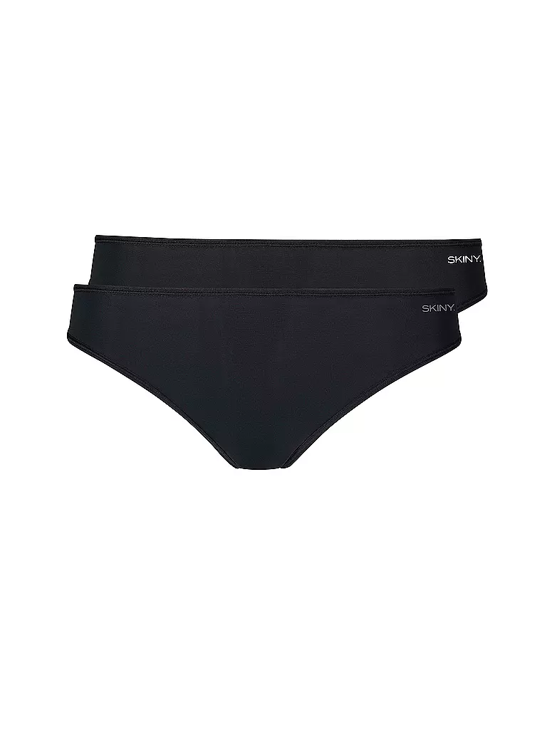 SKINY | String Paquete de 2 "Micro Lovers" (Negro) | schwarz