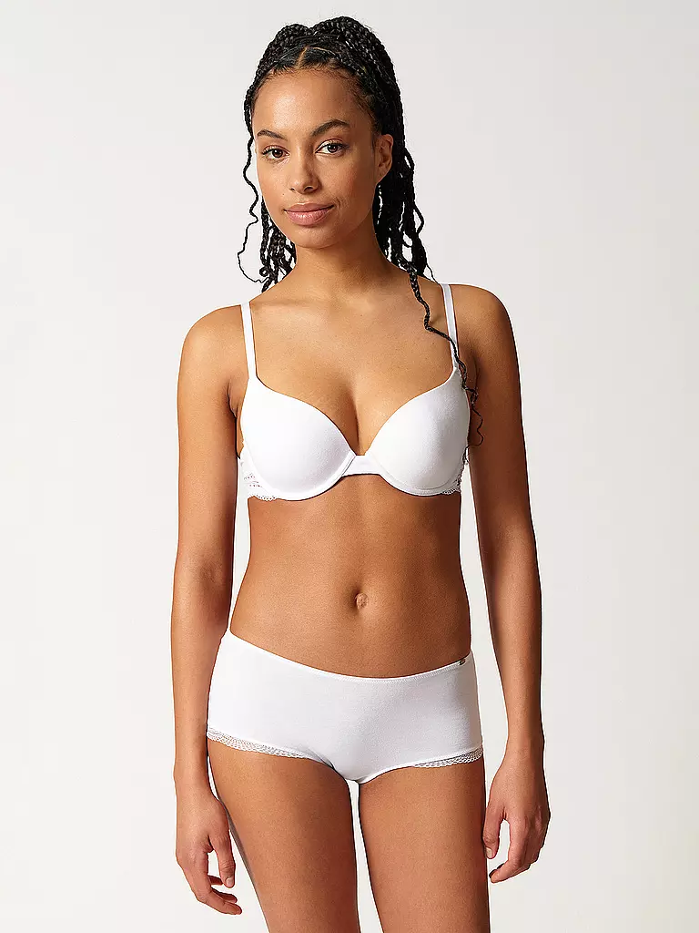 SKINY | Sujetador con aros y copas | Blanco