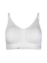SKINY | Sujetador sin aros deco rosa | Blanco