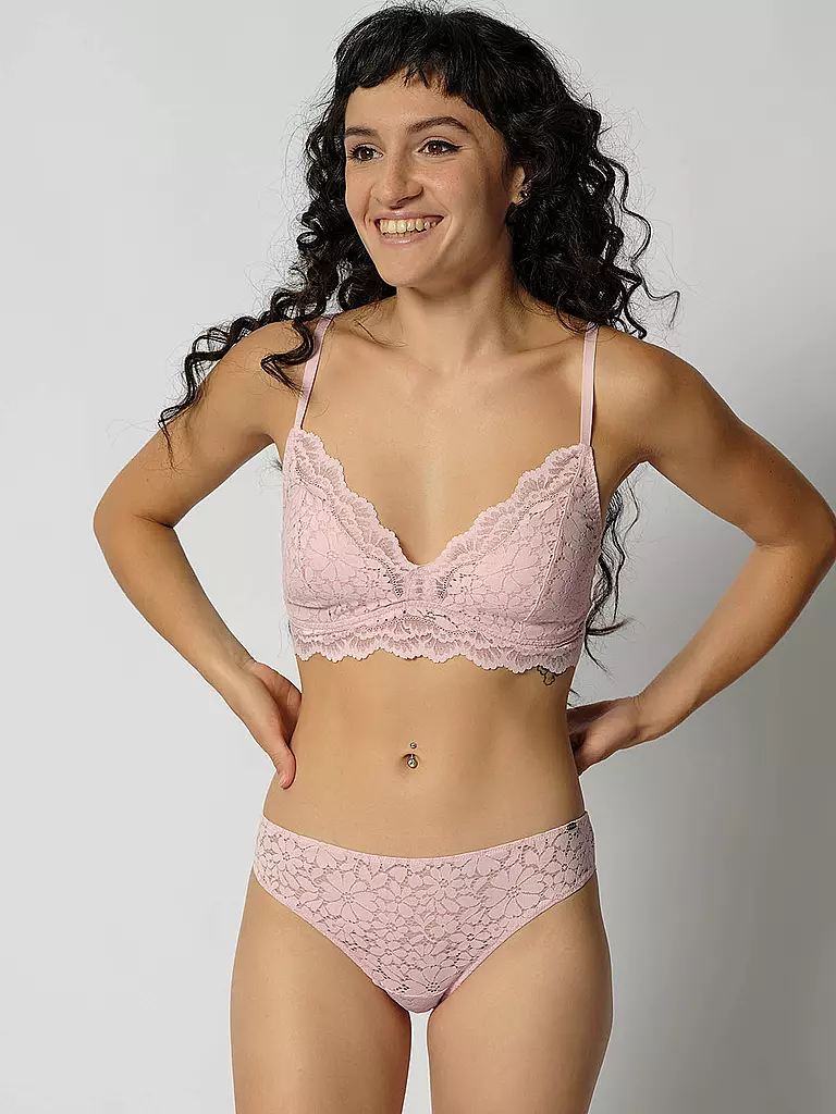 SKINY | Sujetador triángulo acolchado rosa polvo | Rosa