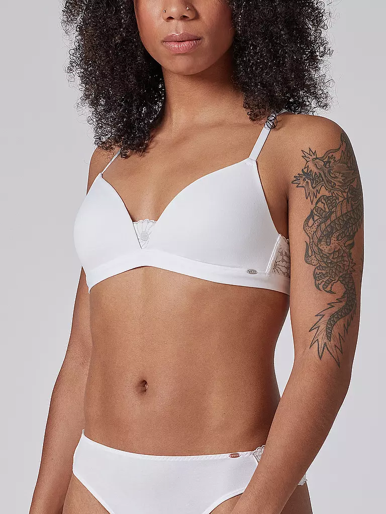 SKINY | Sujetador triángulo blanco | Blanco