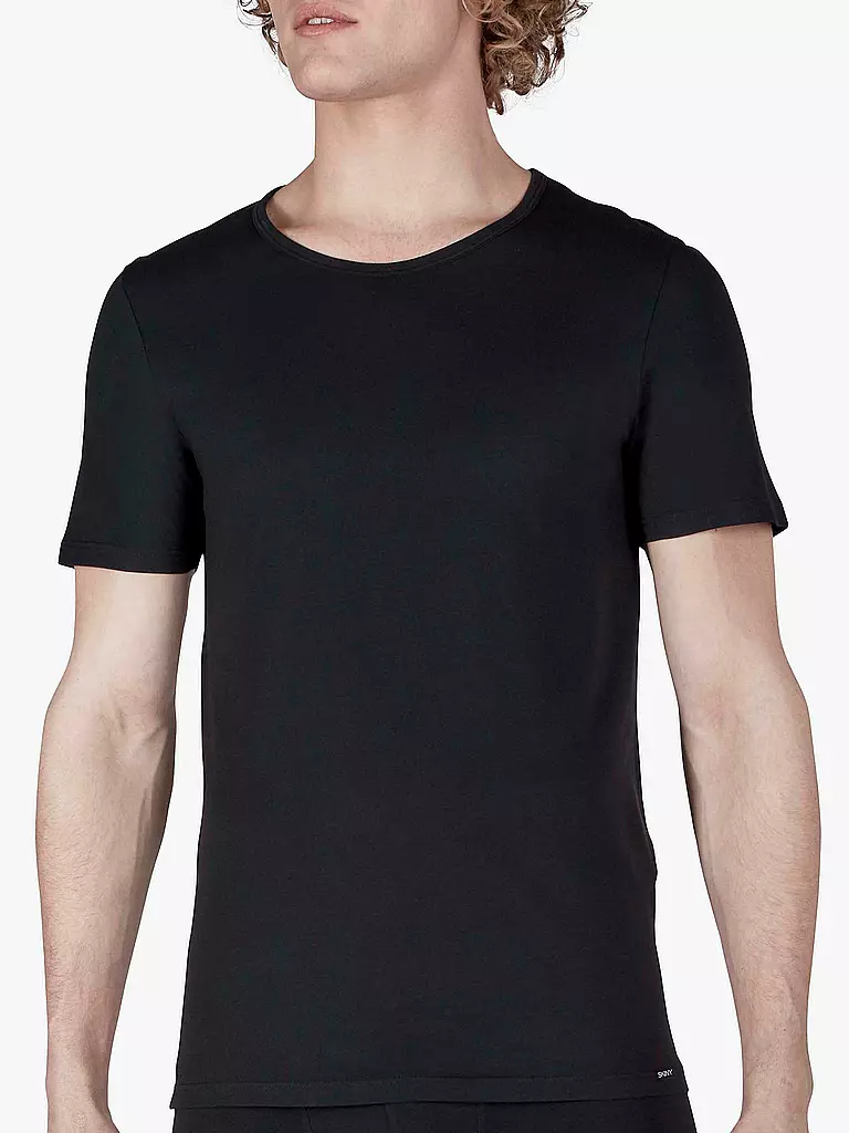 SKINY | T-Shirt Paquete de 2 Negro | schwarz