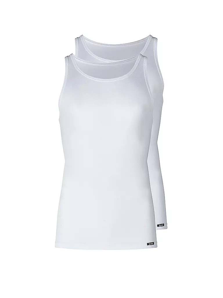 SKINY | Top - Camiseta interior, paquete de 2 (Blanco) | weiss