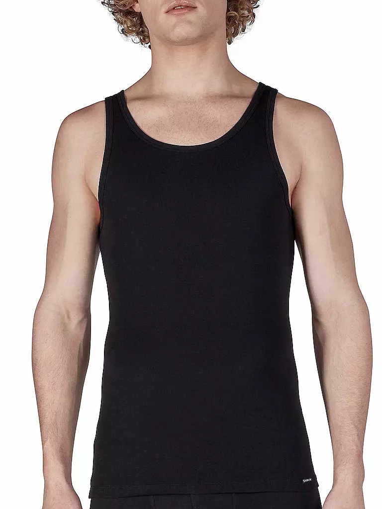 SKINY | Top - Camiseta interior Paquete de 2 (Negro) | schwarz