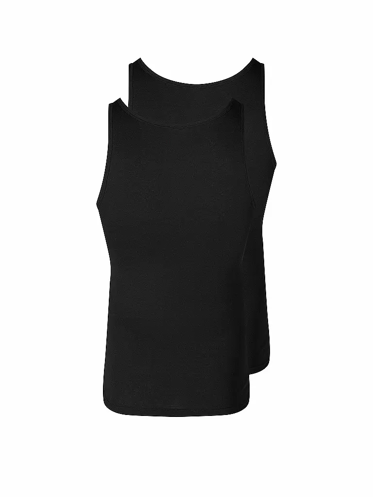 SKINY | Top - Camiseta interior Paquete de 2 (Negro) | 