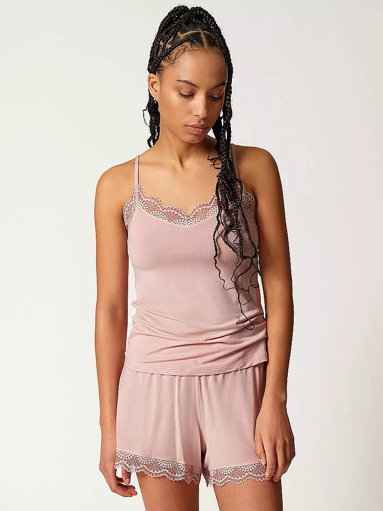 SKINY | Top de estar en casa NIGHT IN | Rosa