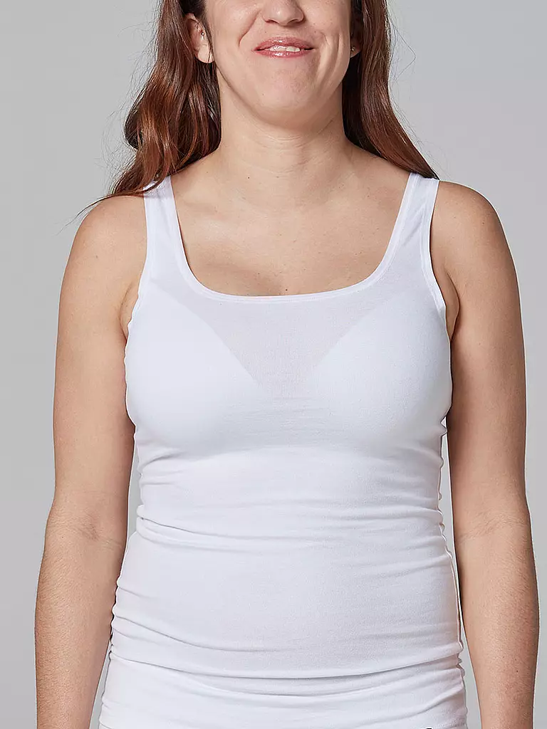 SKINY | Top Paquete de 2 "Advantage Cotton" (Blanco) | Blanco