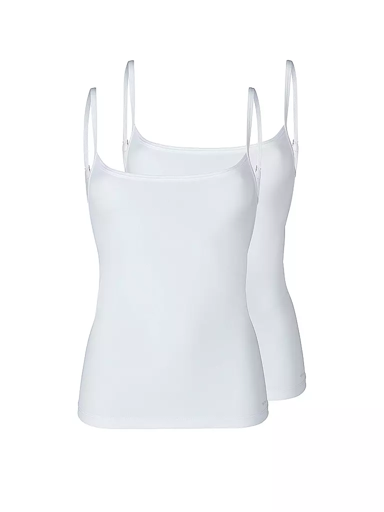 SKINY | Top Paquete de 2 "Micro Lovers" (Blanco) | Blanco