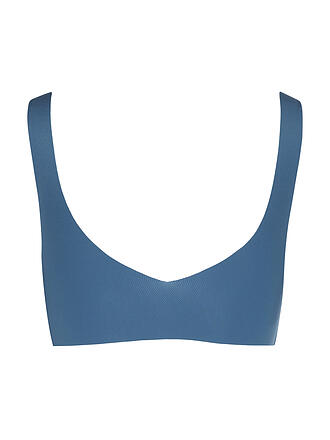SLOGGI | Bustier ZERO FEEL 2.0 azul ahumado
