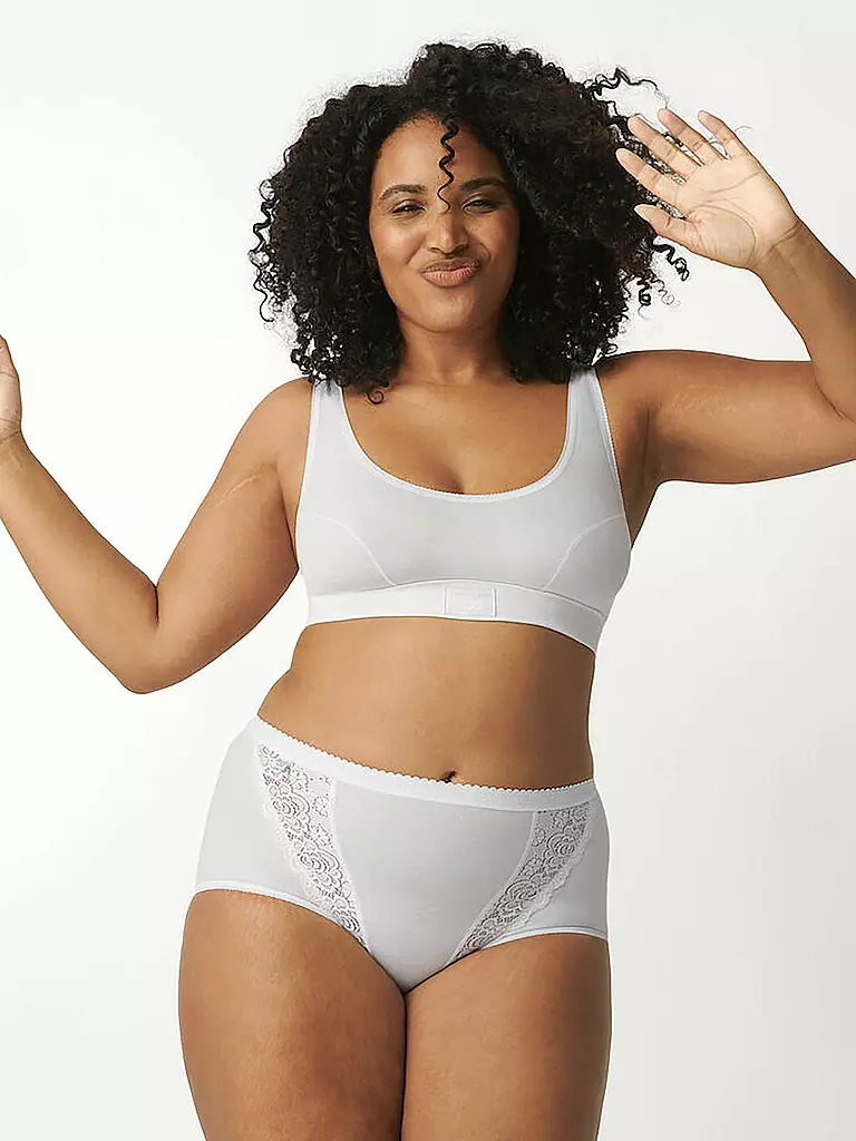 SLOGGI | Braga "Maxi Chic" pack de 4 (Blanco) | Blanco