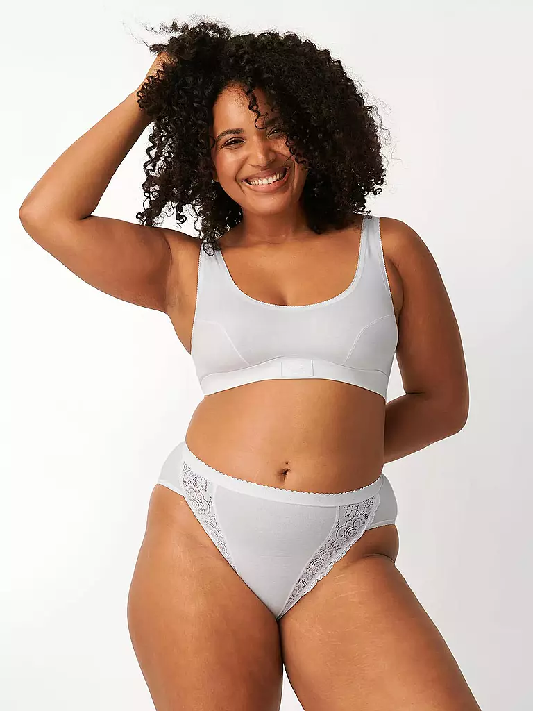 SLOGGI | Braga "Thai Chic" pack de 4 (Blanco) | Blanco