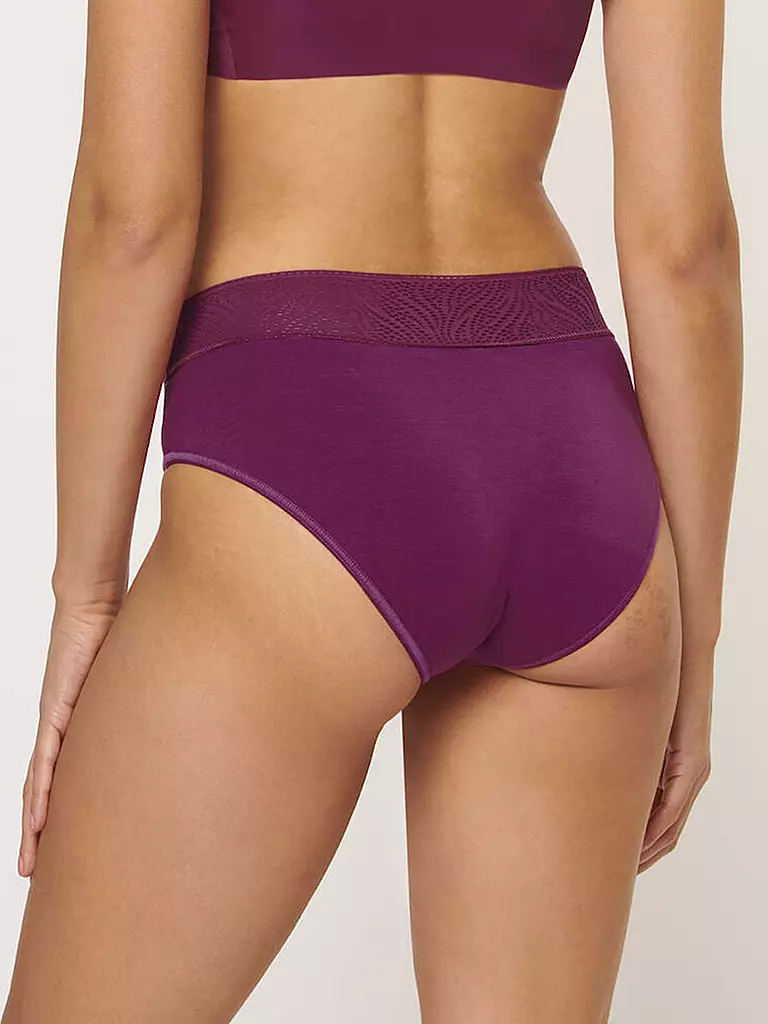 SLOGGI | Braga menstrual hipster, paquete de 2, color vino | 