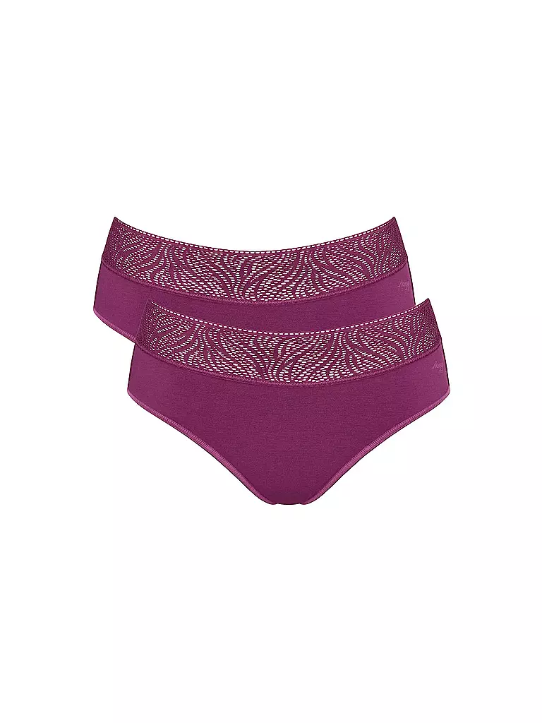 SLOGGI | Braga menstrual hipster, paquete de 2, color vino | 