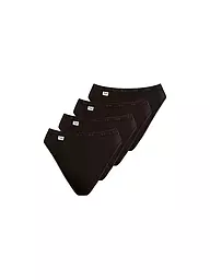 SLOGGI | Braga paquete de 4 "Basic" (Negro) | Negro