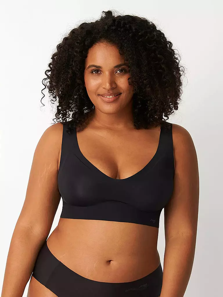 SLOGGI | Bustier - Bralette "Zero Feel" (Negro) | 