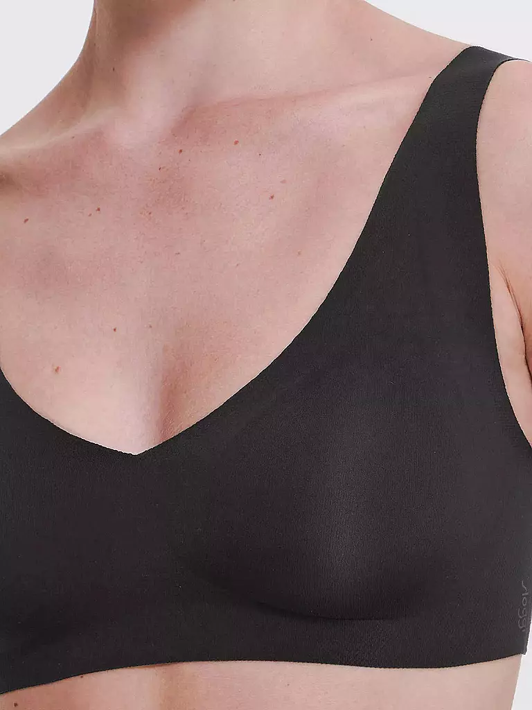 SLOGGI | Bustier ZERO FEEL 2.0 negro | 
