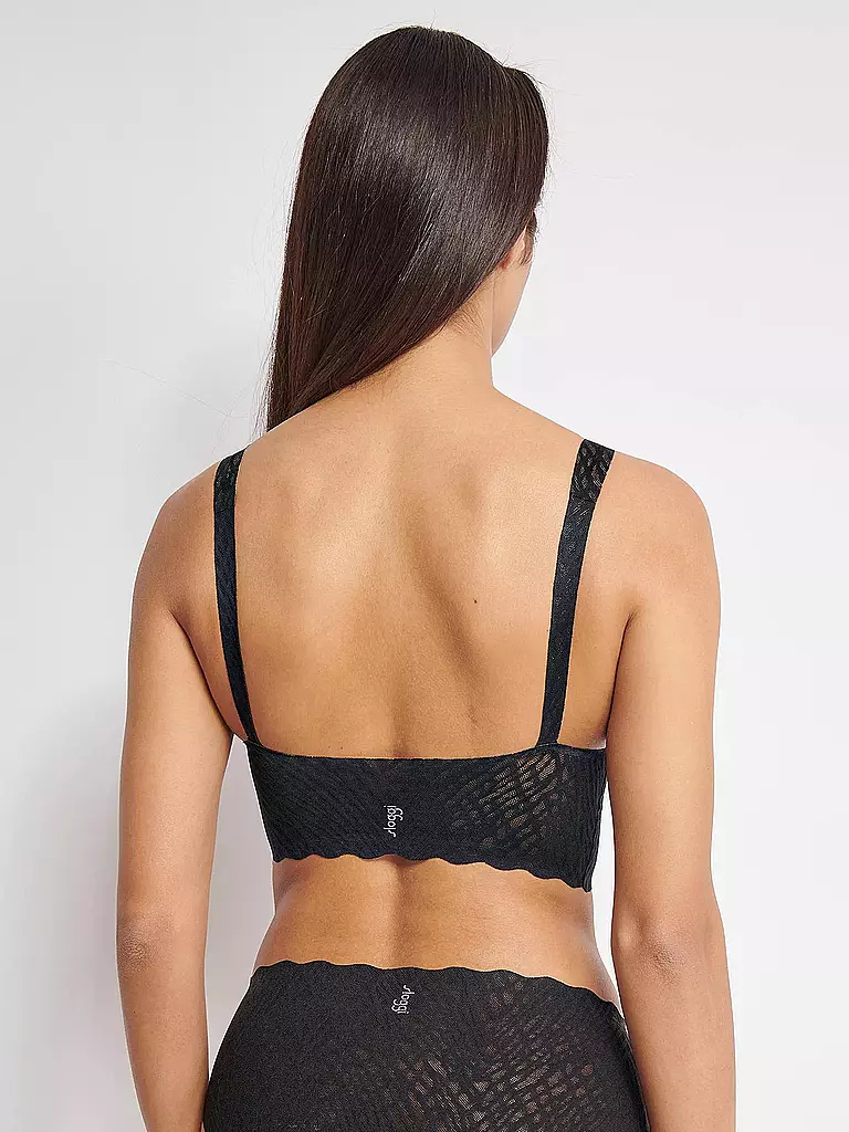 SLOGGI | Bustier ZERO FEEL BLISS negro | 