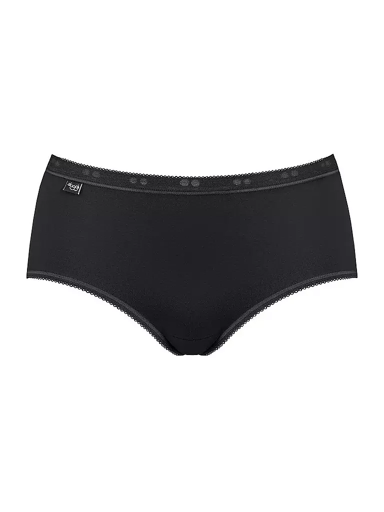 SLOGGI | Midi-Slip "Basic" pack de 4 (Negro) | 