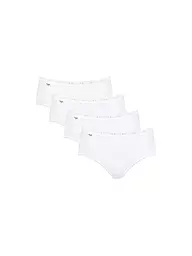 SLOGGI | Midislip Basic Paquete de 4 blanco | Blanco