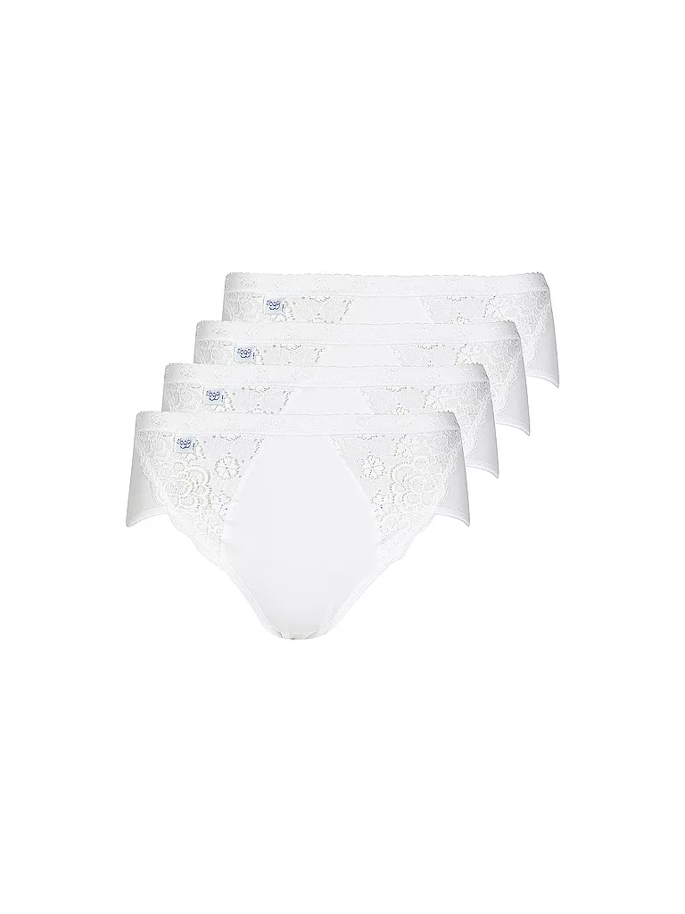 SLOGGI | Slip "Midi Chic" pack de 4 (Blanco) | Blanco