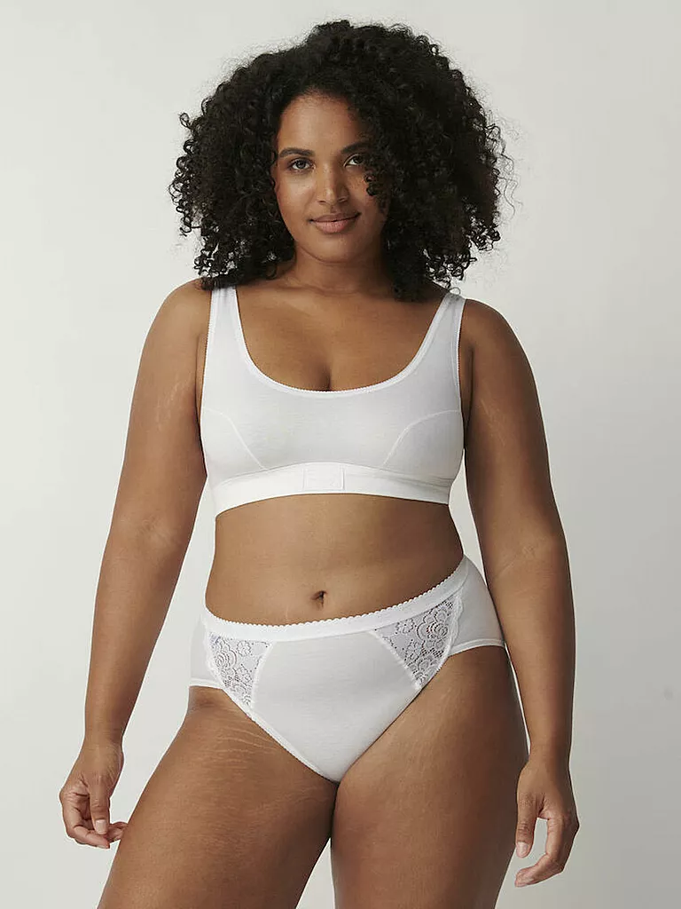 SLOGGI | Slip "Midi Chic" pack de 4 (Blanco) | Blanco