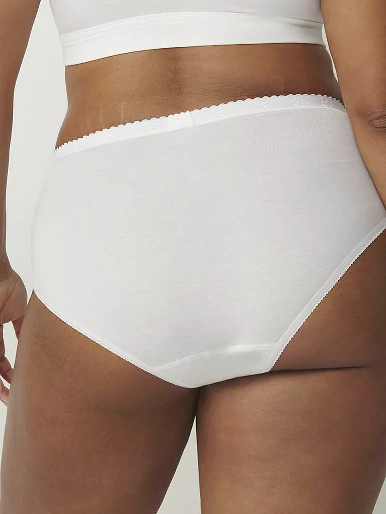 SLOGGI | Slip "Midi Chic" pack de 4 (Blanco) | 