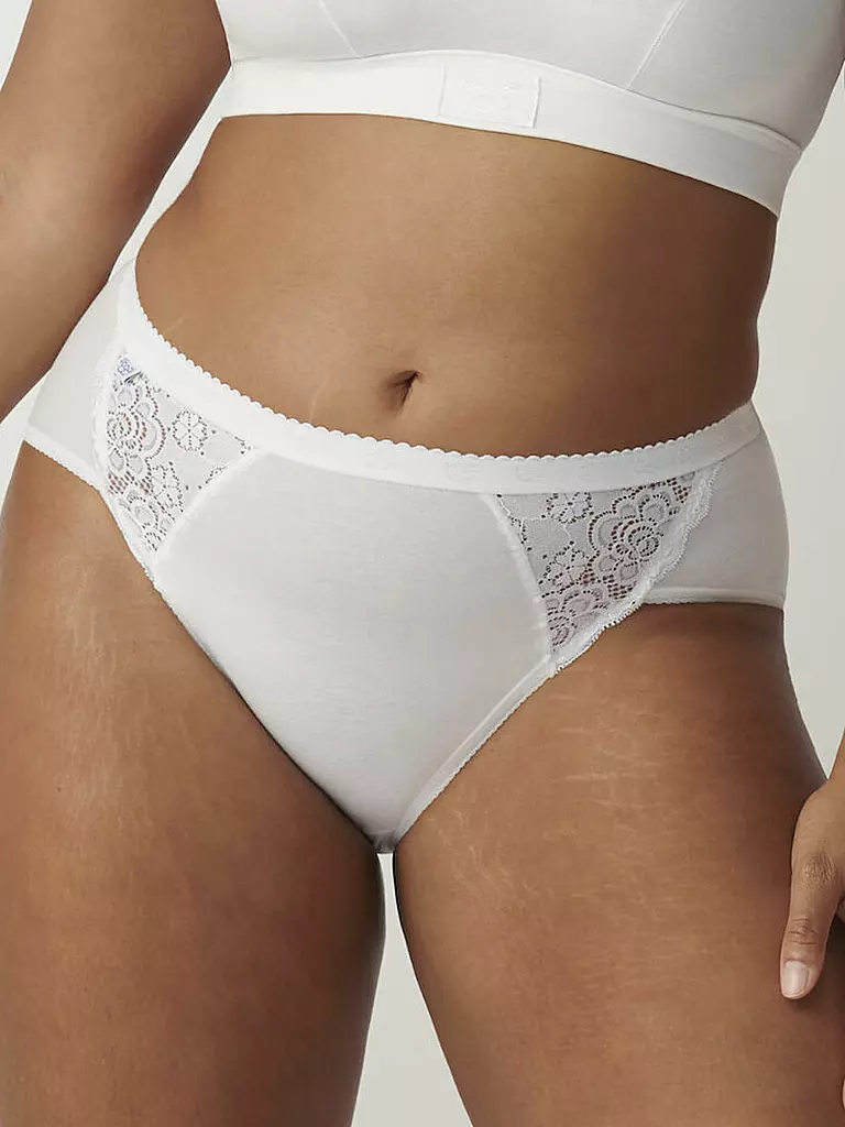 SLOGGI | Slip "Midi Chic" pack de 4 (Blanco) | 