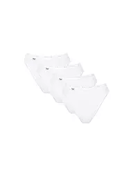 SLOGGI | Braga paquete de 4 "Basic" (Negro) | Blanco
