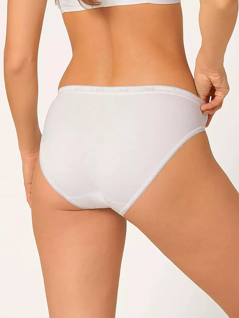 SLOGGI | Slip "Thai Basic" pack de 4 (Blanco) | Blanco