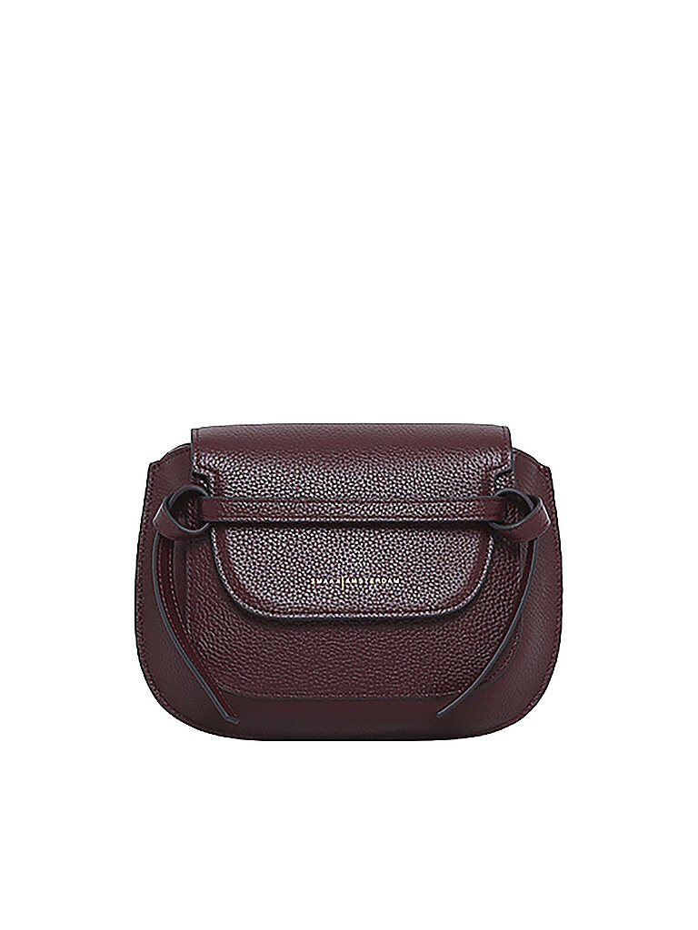 Smaak Amsterdam Bolso de cuero - Bandolera CLINT rojo oscuro