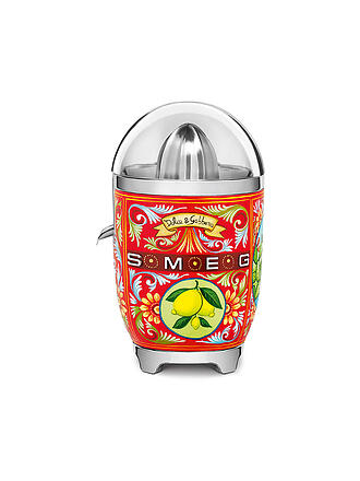 SMEG | Exprimidor "Dolce Gabbana" CJF01DG (Rojo/Decoración)