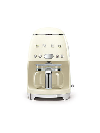 SMEG | Cafetera de filtro estilo retro años 50 crema DCF02CREU