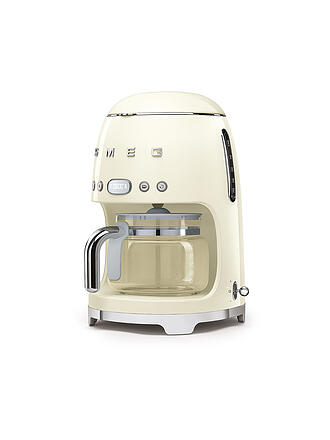 SMEG | Cafetera de filtro estilo retro años 50 crema DCF02CREU