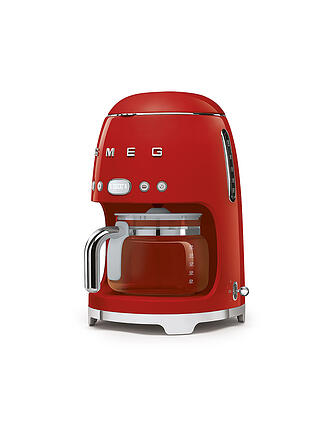 SMEG | Cafetera de filtro estilo retro años 50 roja DCF02RDEU