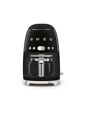 SMEG | Cafetera de filtro estilo retro años 50 negra DCF02BLEU