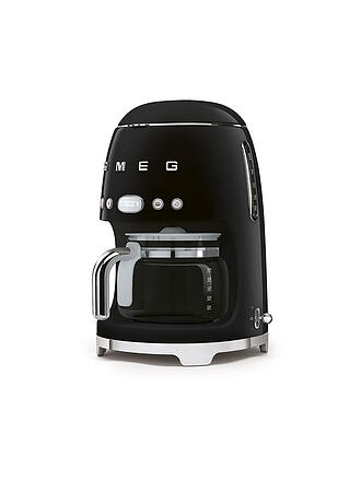 SMEG | Cafetera de filtro estilo retro años 50 negra DCF02BLEU