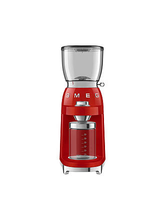 SMEG | Molinillo de café estilo retro años 50 rojo CGF01RDEU