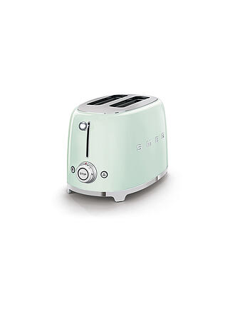 SMEG | Tostadora de 2 ranuras Estilo Retro años 50 Verde Pastel TSF01PGEU