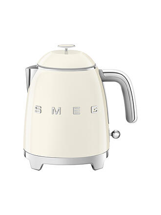 SMEG | Mini hervidor de agua 0,8 l estilo retro años 50 color crema KLF05CREU