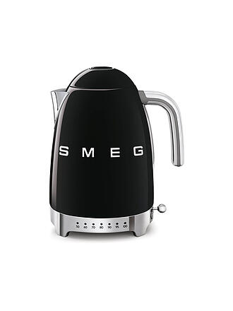SMEG | Hervidor de agua con control de temperatura variable Estilo años 50 1,7l Negro