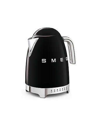 SMEG | Hervidor de agua con control de temperatura variable Estilo años 50 1,7l Negro