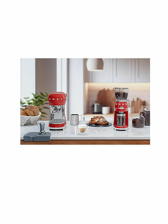 SMEG | Máquina de café espresso estilo retro años 50 roja ECF02BLEU