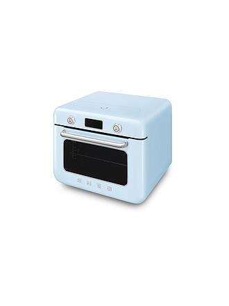 SMEG | Horno de vapor combinado de mesa azul pastel