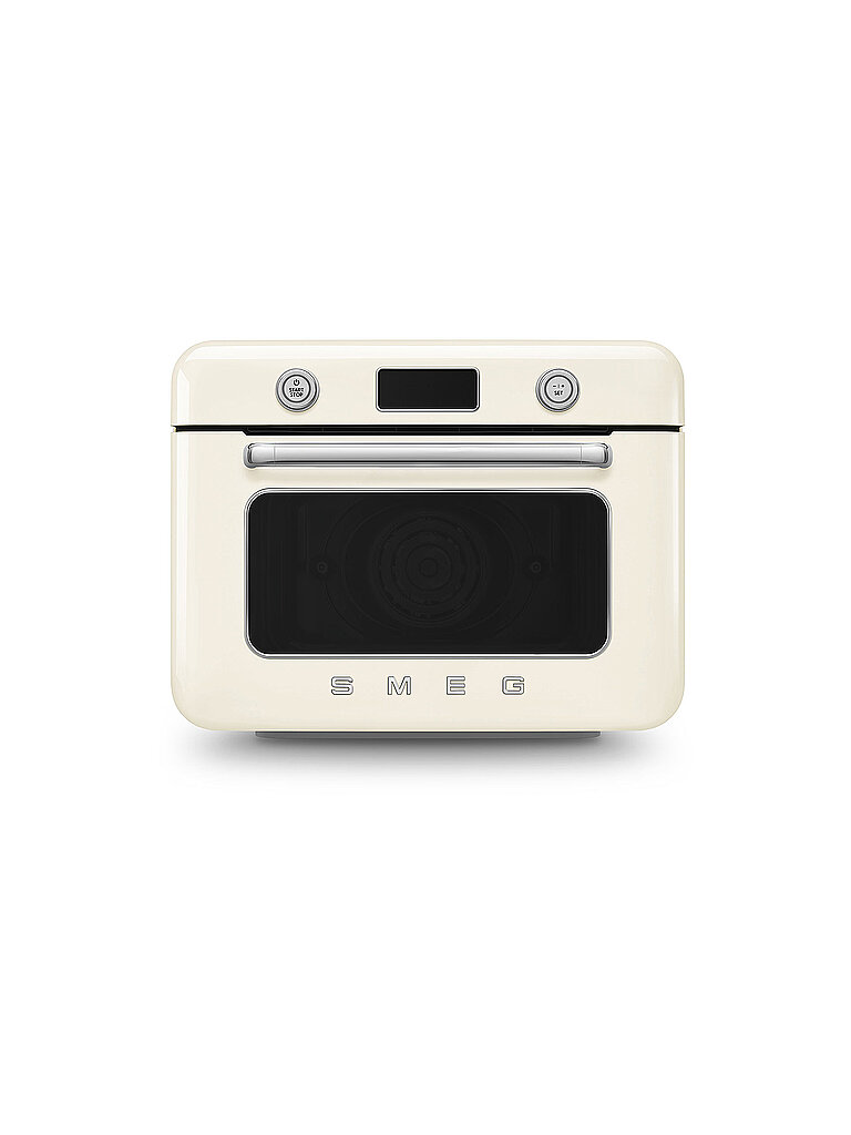 SMEG Horno de vapor combinado de mesa color crema crema