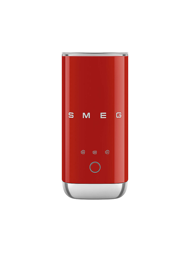 Espumador de leche compacto estilo años 50 AESTETIC 120/180ml Rojo rojo