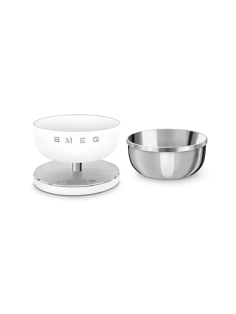 SMEG | Báscula de cocina 500g Blanco/Mate | 